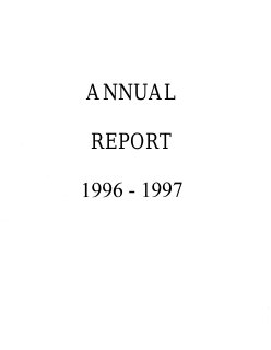 1996-1997 Annual Report
