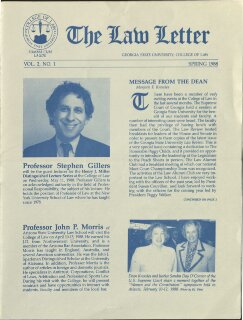 The Law Letter, Spring 1988